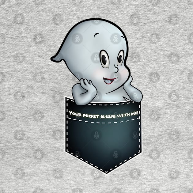 Cute Ghost in your pocket by lidijaarts